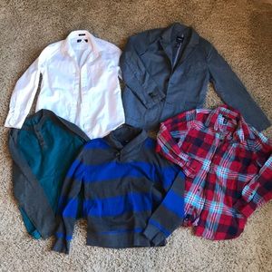 Boys collared shirts, Sport coat, sweater